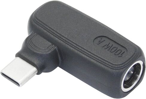 100 واط تيار مستمر 7.4 ملم × 0.6 ملم إلى محول موصل USB من النوع C، 90 درجة DC 7406 أنثى إلى USB C ذكر محول شحن الطاقة، شريحة PD ذكية مدمجة، للهواتف وأجهزة الكمبيوتر المحمولة وأجهزة منفذ USB من النوع C in Kuwait