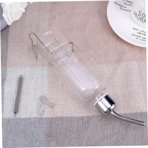 FRCOLOR Kennel Water Dispenser Hamster Water Dispenser Small Dog Crate Dog Water Bottle Bird Cage Pet Water Dispenser Water Kennel Water Bowl for Small Pet in Saudi Arabia