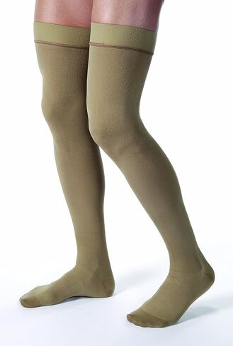 JOBST forMen Thigh High 15-20 mmHg Ribbed Dress Compression Stocking in Saudi Arabia