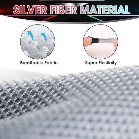 أكمام أصابع الألعاب، 12 قطعة من أكمام الأصابع لألعاب الهاتف المحمول، قفازات ألعاب بأكمام الإبهام للأيدي المتعرقة، مصنوعة من الألياف الفضية، عملية سلسة مضادة للعرق، رفيعة للغاية للألعاب المحمولة أو الأسماك in Kuwait