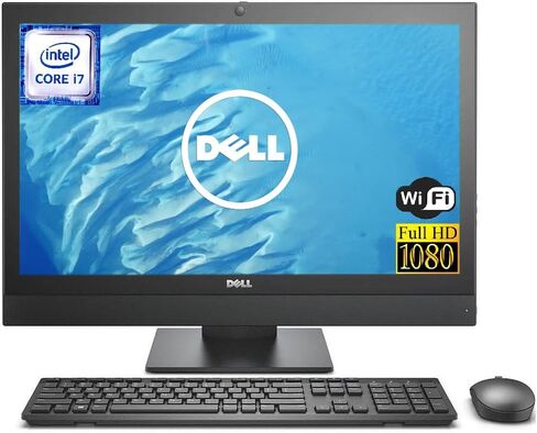 كمبيوتر مكتبي Dell OptiPlex 5250 مقاس 21.5 بوصة FHD الكل في واحد، رباعي النواة i7-6700، ذاكرة وصول عشوائي 16 جيجابايت، 512 جيجابايت SSD، لوحة مفاتيح وماوس، واي فاي وبلوتوث، HDMI، Windows 10 Pro (متجدد) in Saudi Arabia