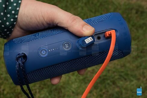 JBL Flip 4 Waterproof Portable Bluetooth Speaker - Blue in Saudi Arabia
