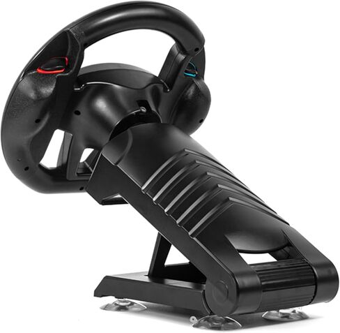 Numskull Nintendo Switch Joy-Con Steering Wheel Table Attachment, Switch Racing Wheel Accessory,Black in Saudi Arabia