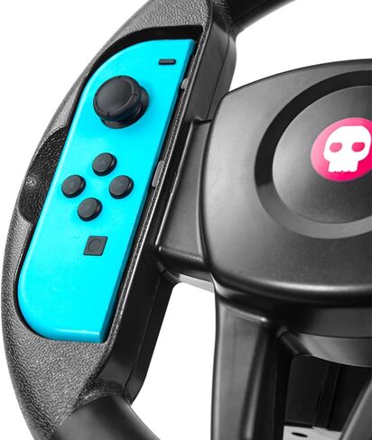 Numskull Nintendo Switch Joy-Con Steering Wheel Table Attachment, Switch Racing Wheel Accessory,Black in Saudi Arabia