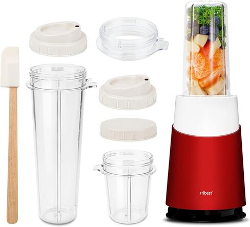 Tribest PB-430GY-A Personal Blender II, Mason Jar Ready Personal Blender with Mason Jar Mug, Gray in Saudi Arabia