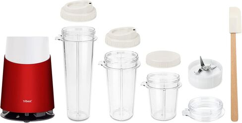 Tribest PB-430GY-A Personal Blender II, Mason Jar Ready Personal Blender with Mason Jar Mug, Gray in Saudi Arabia