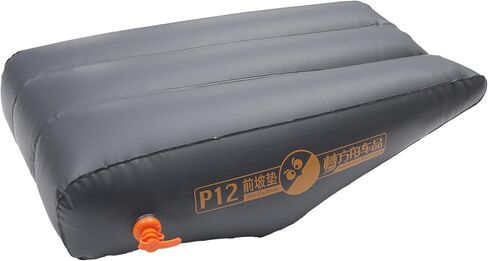 Car Front Seat Inflatable Mat Comfortable Car Inflatable Mattress Sleeping Mat for Napping Travel Deep Gray in Saudi Arabia