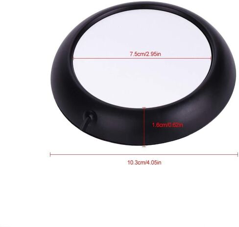 Zerodis USB Wood Grain Cup Warmer Heat Beverage Mug Mat Home Office Desktop Heated Coffee Tea Mug Pad(Black) in Saudi Arabia