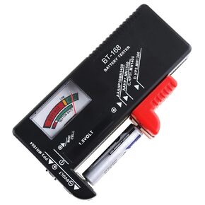 Mini Battery Tester Universal Battery Checker Small Battery Test for AAA AA C D 9V 1.5V Button Cell Household Batteries