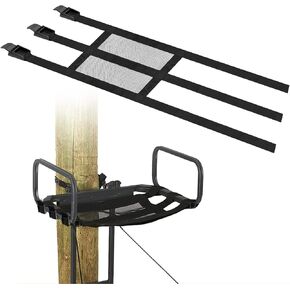 Tree Stand Seat Replacement, Universal Adjustable Deer Stand Replacement Seat Accessories for Hunting for Climbing Treestands, Fits All Ladder Stand