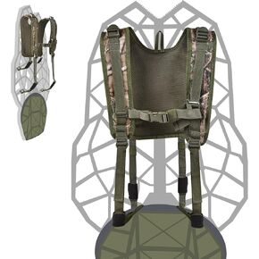 Tree Stand Transport System Accessories Comfortable Padded Tree Stand Backpack Carry Straps Minimize Noise Tree Stand Carrier System Lightweight Universal Backpack System
