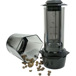 PALICO COFFEEOLOGY PRESS – Pressurization, Portable Coffee maker with chamber, plunger, reusable filters, cap filter with mild and bold setting choice. Hong Kong Design