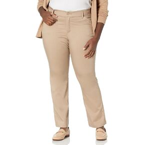 Lee Women's Plus-Size Flex Motion Regular Fit Straight Leg Pant