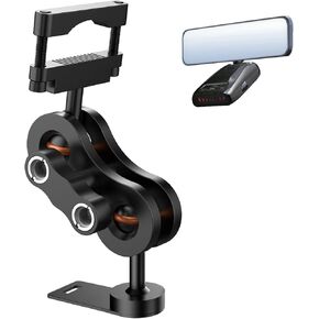 Radar Detector Mount Rearview Mirror Bracket,Aluminum Rearview Mirror Rod Mount,Car Mirror Radar Mount Bracket Compatible for Uniden R7 R8 Radar Detector (Only for R7 R8 Radar Detector)