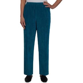 Alfred Dunner Women's Classic Corduroy Pull-on Average Length Pant