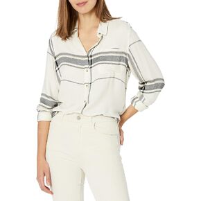 قميص نسائي من Lucky Brand بأزرار على شكل سحابة in Kuwait