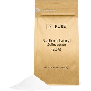 Pure Original Ingredients Sodium Lauryl Sulfoacetate (SLSA) (5 lb) Long Lasting Foam & Bubbles, Gentle on Skin