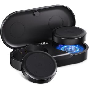 Doohoeek Updated Snowboard Ski Helmet Headphones 2024, True Wireless Earbuds Waterproof with Built-in Microphones & Charging Box & LED Battery Display for Audio-Ready Helmet, Support Voice Assistants