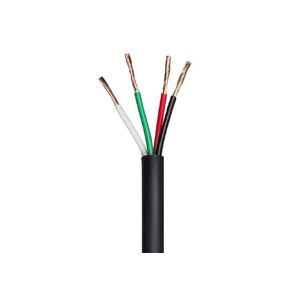 Monoprice Nimbus Series 16 Gauge AWG 2 Conductor CMP-Rated Speaker Wire/Cable - 100ft UL Plenum Rated, 100% Pure Bare Copper with Color Coded Conductors