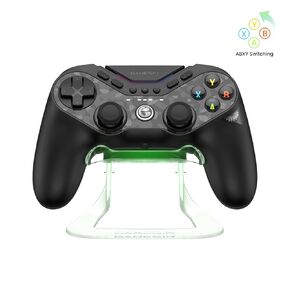 GameSir Tarantula Pro Wireless Controller for Switch/PC/iOS/Android with Charging Dock, Bluetooth 2.4G Wired Controller with Anti-Drift TMR Sticks, 9 Mappable Buttons, RGB Lighting,1200mAh, ABXY Layout Switching