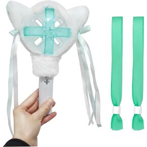 Lightstick Cover for TXT, Plush Lightstick Decorations Kpop Lightstick Covers Bow, Concert Light Stick Cute Cartoon Animal Ear Shape Lightstick Protective Cover for TXT Ive Enhypen Twice