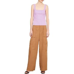 Vince Women's Ribbed Square Nk Tank