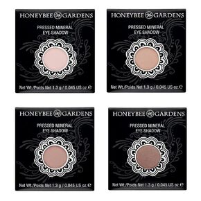 Honeybee Gardens 'Earth & Ocean' Refillable Eye Shadow Palette | Natural Ingredients | Gluten Free, Vegan, Paraben Free