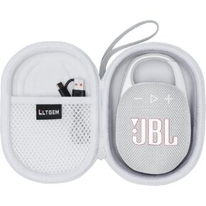 LTGEM Hard Travel Carrying Case for JBL Clip 4/5 Portable Bluetooth Speaker(Inside: 5.7" x 4" x 1.6"), Case Only, Purple