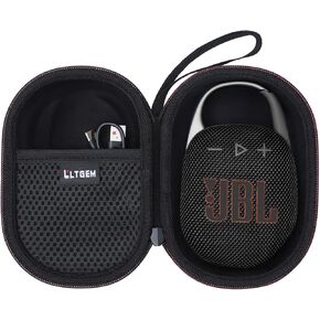 LTGEM Hard Travel Carrying Case for JBL Clip 4/5 Portable Bluetooth Speaker(Inside: 5.7" x 4" x 1.6"), Case Only, Purple