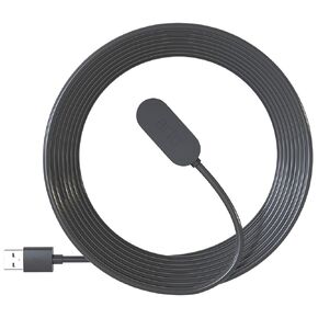 Arlo Certified Accessory - Indoor Magnetic Charging Cable - 8 ft, Compatible with Arlo Ultra, Ultra 2, Pro 3, Pro 4 and Pro 3 Floodlight Cameras Only, Black - VMA5001C
