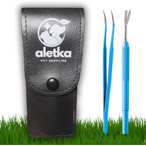 *New* Tick Removal Kit for Pets and People • Charitable Donation • Durable Stainless Steel • Specialized Tick Remover Tool and Tweezers • Removes Whole Tick • Dishwasher Safe • Easy to Use