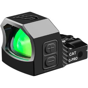 Cyelee CAT G-PRO Green Dot Sight for RMSc/407k/507k Footprint - 3MOA Reflex Sight with Motion Deactivated Standby(Similiar to Shake Awake)