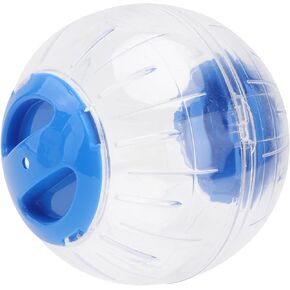 POPETPOP Dwarf Hamster Exercise Ball, 4.7 Inch Plastic SMALL Pets MINI Guinea Pig Transparent Ball Wheel Exercise Running Toys