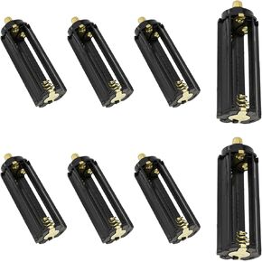 AAA Battery Holder Black Cylindrical Battery Holder AAA Battery Holder Adapter-8PCS