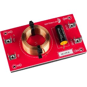 Dayton Audio 6k-LPF-8 Low Pass Speaker Crossover 6,000 Hz 12 dB/Octave