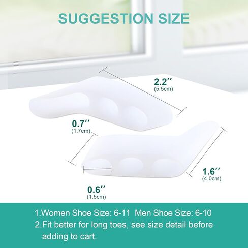 Welnove Gel Pinky Toe Separators - 8 Pack Pinky Toe Spacers, Bunion Cushions Pads for Women＆Men, Silicone Little Toe Protectors for Preventing Rubbing & Relieve Pressure(Beige) in Saudi Arabia