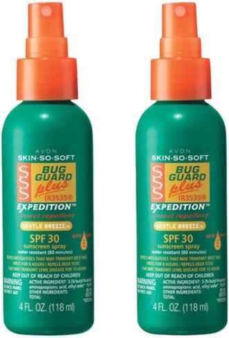 أفون سكين سو سوفت بج جارد بلس IR3535 إكسبيديشن SPF 30 مضخة بخاخ 4 أونصة سائلة (زجاجتان) in Kuwait