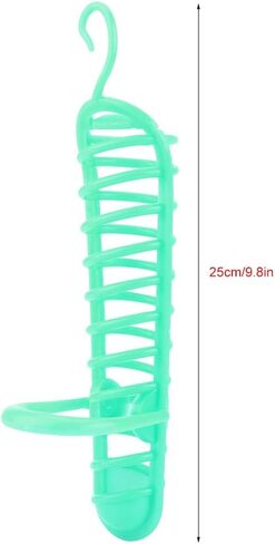 Millet Holder, Parrots Feeder Basket, Bird Food Holder, Parrot Foraging Stand for Pet Bird Vegetable Fruit Feeder (Green) in Saudi Arabia