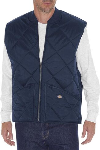 Dickies Men's Diamond Quilted Nylon Vest in Saudi Arabia