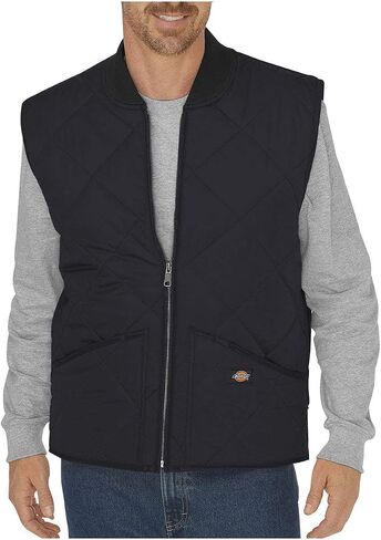 Dickies Men's Diamond Quilted Nylon Vest in Saudi Arabia