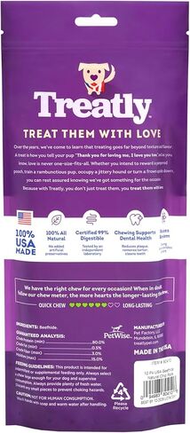 USA Beefhide Chip Rolls 5-6" Dog Chew Treats - Peanut Butter Flavor, 20 Count/1 Pack in Saudi Arabia