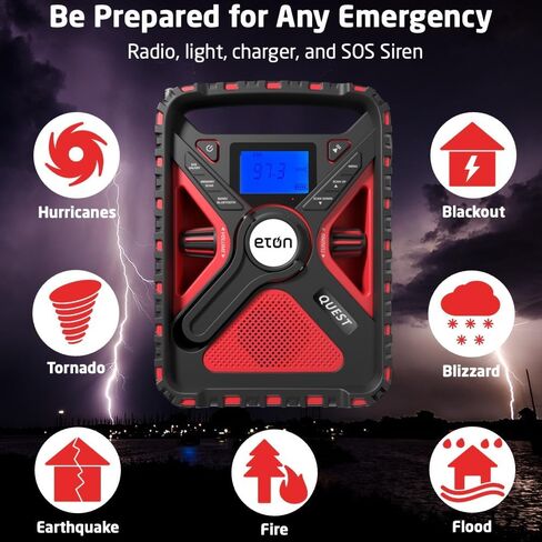 Eton, American Red Cross FRX3+ Emergency NOAA Weather Radio in Saudi Arabia