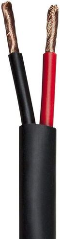 Monoprice Nimbus Series 16 Gauge AWG 2 Conductor CMP-Rated Speaker Wire/Cable - 100ft UL Plenum Rated, 100% Pure Bare Copper with Color Coded Conductors in Saudi Arabia