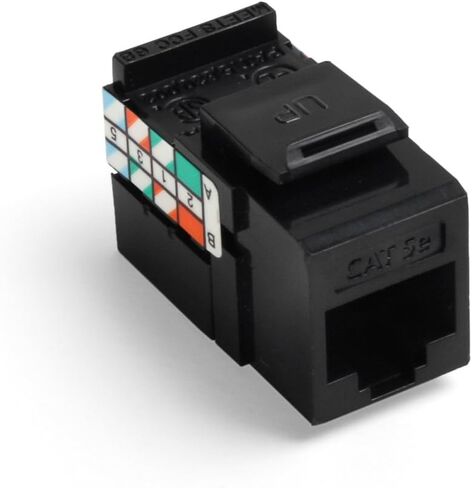 Leviton 5G108-RB5 GIGAMAX CAT 5E UTP JACK, BROWN in Saudi Arabia
