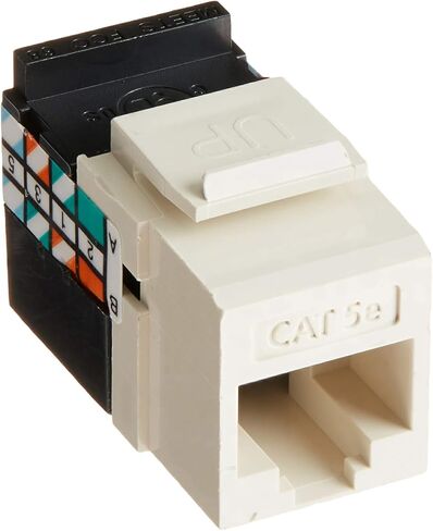 Leviton 5G108-RB5 GIGAMAX CAT 5E UTP JACK, BROWN in Saudi Arabia