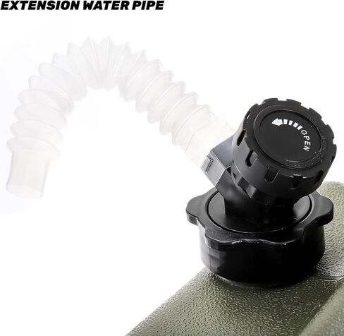 حاوية مياه للتخييم من ZOOFOX، إبريق مياه خالٍ من مادة BPA سعة 3.2 جالون مع حنفية ومقبض للحمل، تخزين مانع للتسرب، حامل مياه محمول لمستلزمات التخييم والتنزه في الهواء الطلق in Kuwait