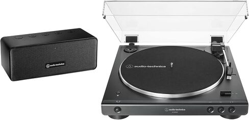 Audio-Technica AT-LP60XBT-RD حزام تلقائي بالكامل، أقراص أسطوانية ستيريو للتشغيل، أحمر/أسود، بلوتوث، Hi-Fi، سرعتان in Kuwait