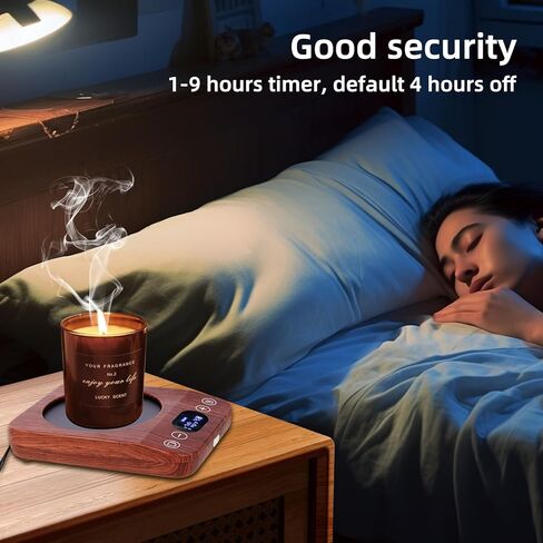 كوب القهوة الدافئ، سخان القهوة الكهربائي للمكتب مع إيقاف التشغيل التلقائي، هدايا القهوة المثالية، 3 إعدادات لدرجة الحرارة كوب ذكي لتسخين القهوة والمشروبات والحليب والشاي والشوكولاتة الساخنة in Kuwait