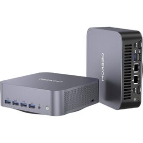 GEEKOM GT1 Mega AI Mini PC,14th Gen Intel Core Ultra U9-185H Processor (16C/22T,up to 5.1 GHz),32GB DDR5 2TB PCIe Gen4 SSD,Mini Desktop Computers Windows 11 Pro,WiFi 7/BT 5.4/Dual 2.5G LAN/USB4.0/8K