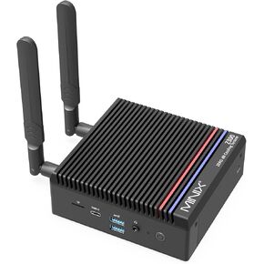 MINIX Fanless Windows 11 Pro Mini PC, Intel 12th Gen N300, NEO Z300-0dB 16GB DDR4, 512GB M.2 PCIe Gen3 x 4 SSD Micro Desktop Computer, 4K Dual Display/2.5G LAN, for Business Home Office Multi-Tasking